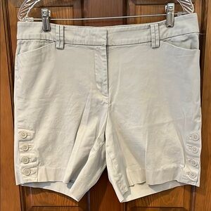 Talbots Women's Button-Accent Shorts